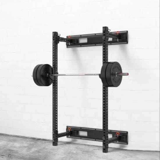 Wall mounted squat rack